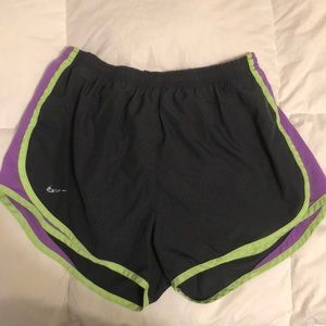 Gray Nike running shorts Large